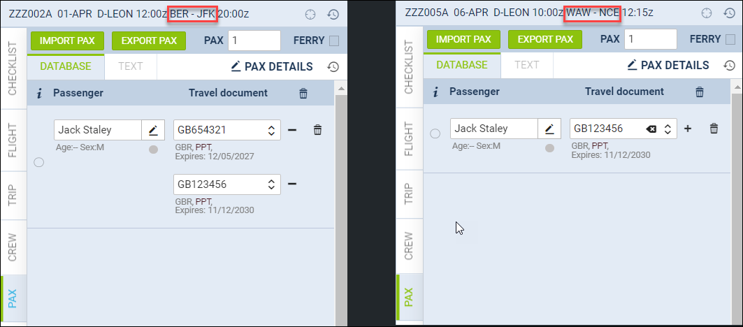 Example of the default documents applicability