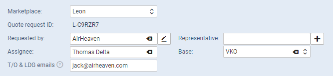RQ assigned to a base