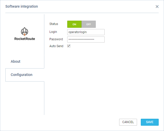 Rocket Route Integration