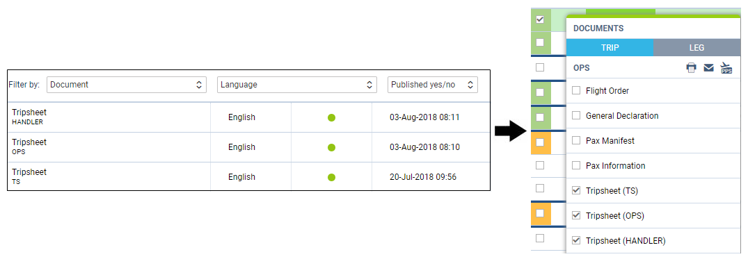 Publishing multiple versions of the same document