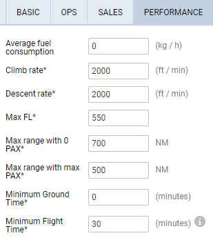 Minimum Flight Time setting