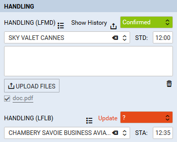 Handling Request section in OPS Checklist
