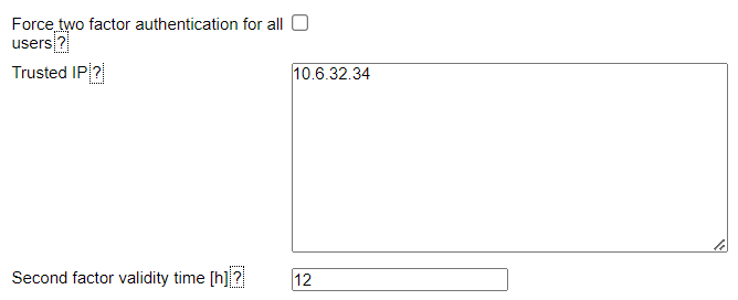 'Security' tab