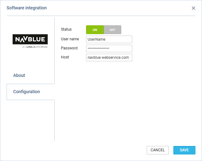 NavBlue configuration