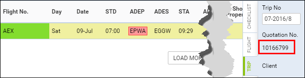 Imported flight from SchedAero