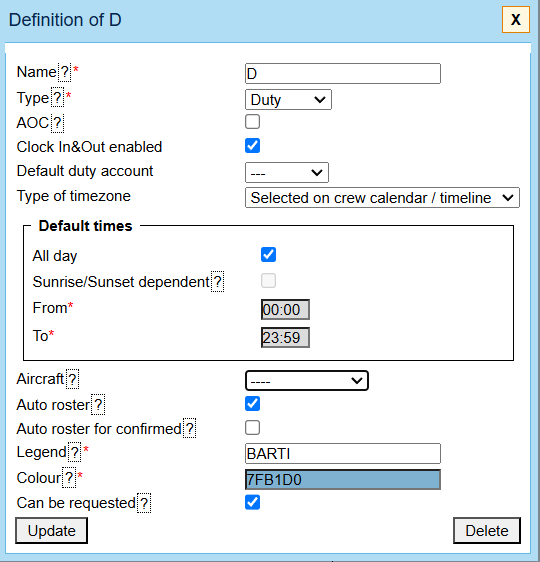 Auto-roster without tail selecting