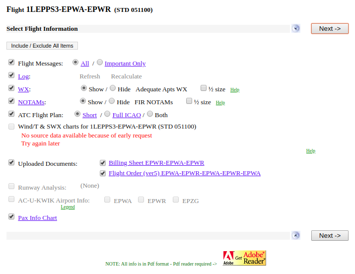 Files uploaded in CrewBriefing