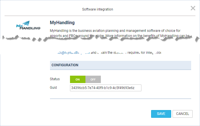 MyHandling integration