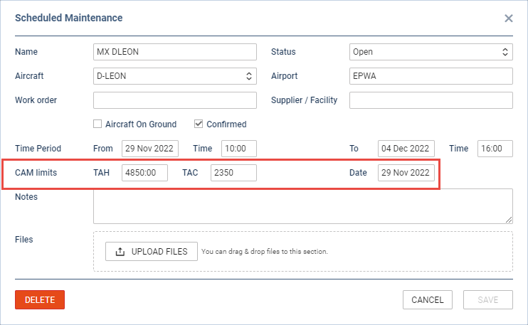 Limits in Scheduled MX