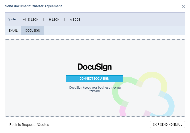 Connecting to DocuSign