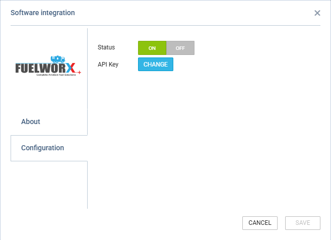 Fuelworx integration configuration