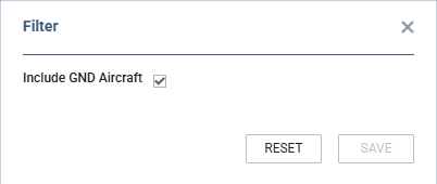 'FILTER' options
