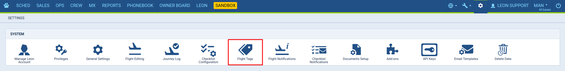 Flight tag icon